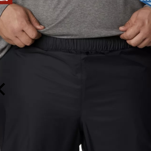 NWT Columbia Men's Rebel Roamer Rain Pants black, big sz  6x 30" inseam - Picture 3 of 8